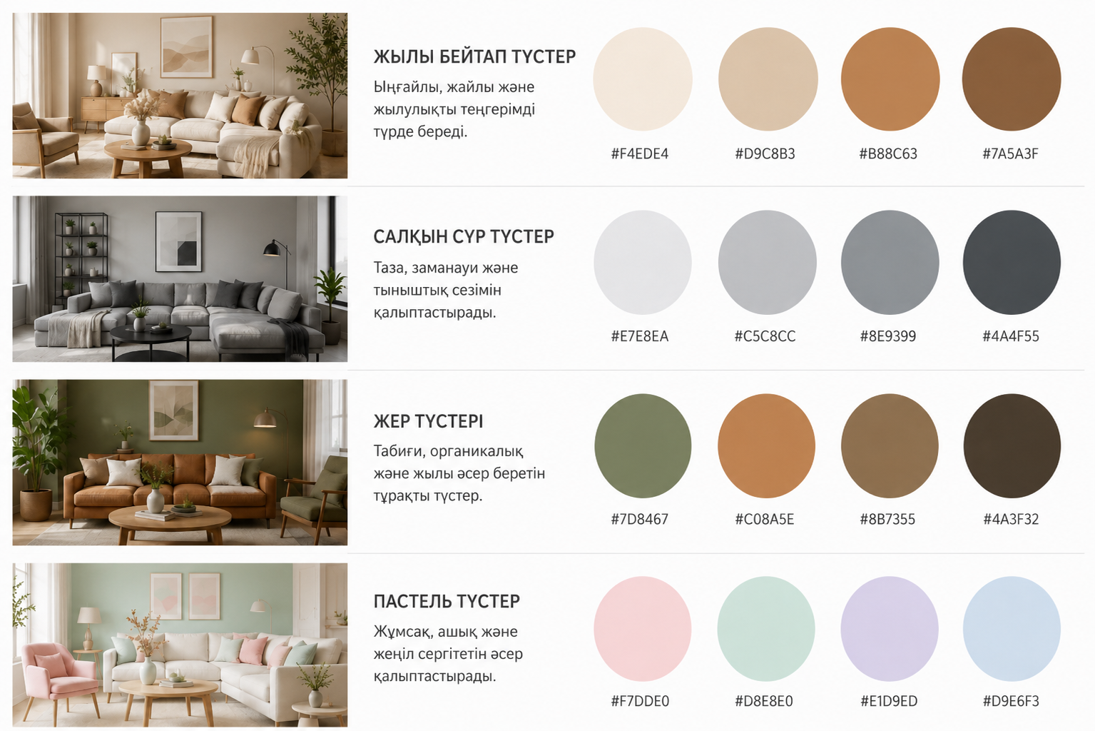 Color palettes